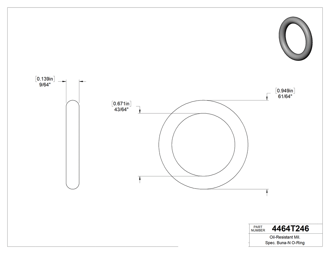 Technical drawing - 4464T246